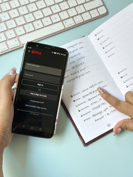 2026 Productivity Bundle - Journal,Password Journal & 3 Sticker Books|