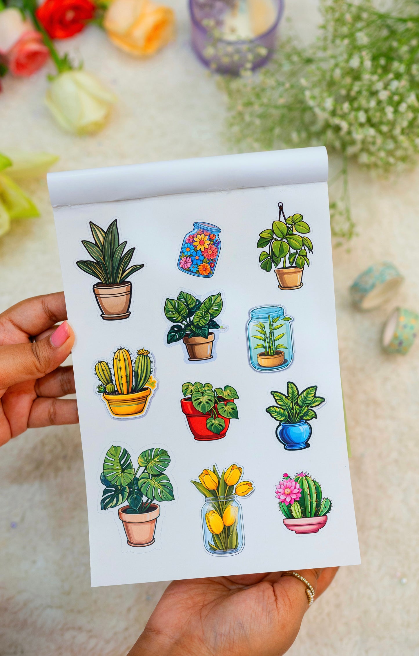 Finding Zen | Decorative Sticker Book (Glossy)
