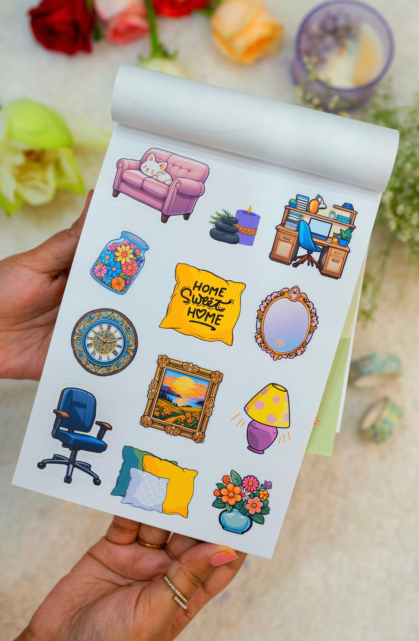 Finding Zen | Decorative Sticker Book (Glossy)