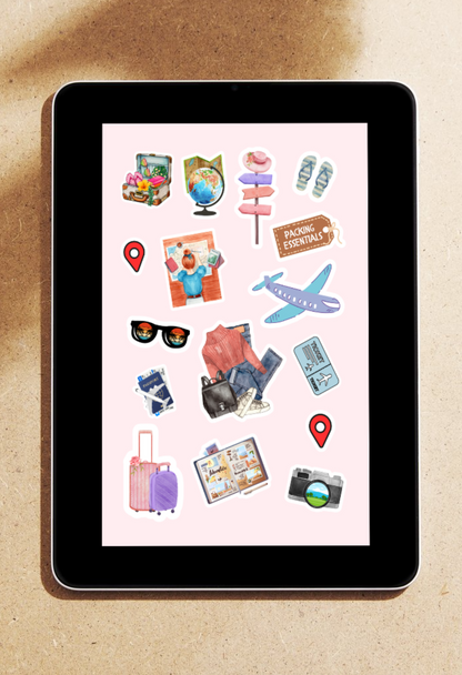 Digital Stylishly Organised Stickers Book