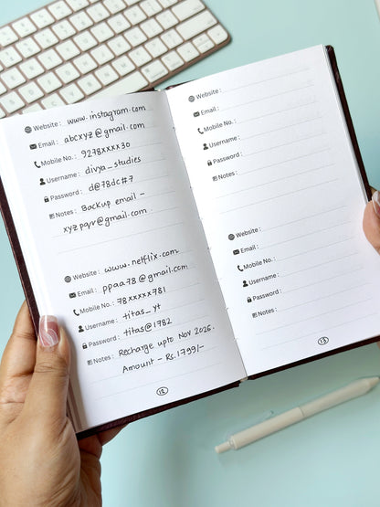 Password Journal