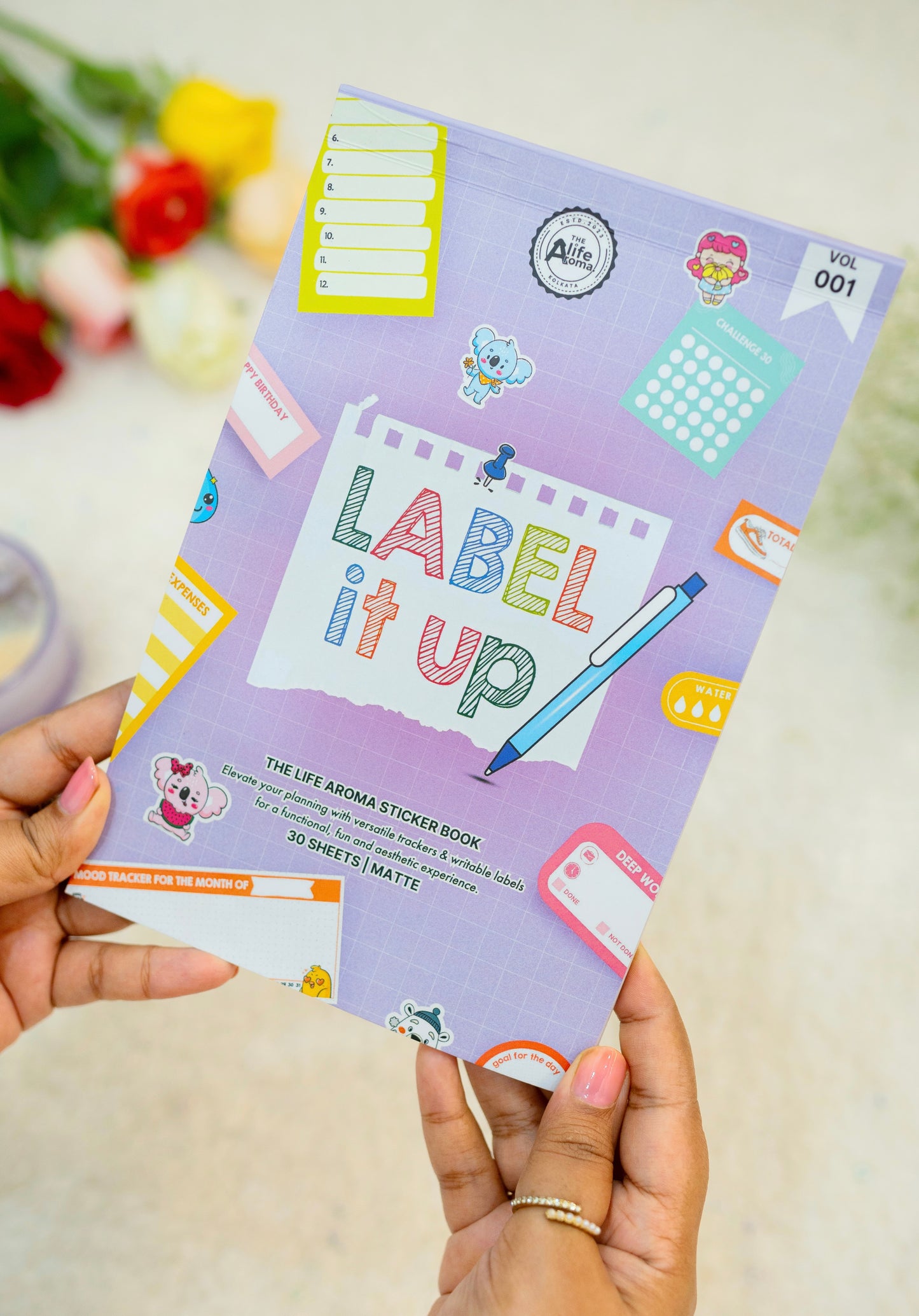 Label It Up | Functional Sticker Book (Matte)