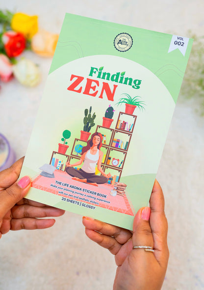 Finding Zen | Decorative Sticker Book (Glossy)