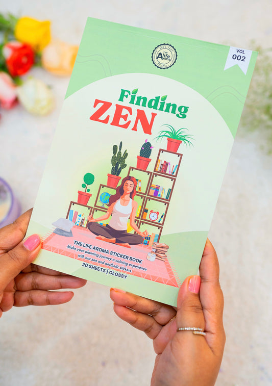 Finding Zen | Decorative Sticker Book (Glossy)