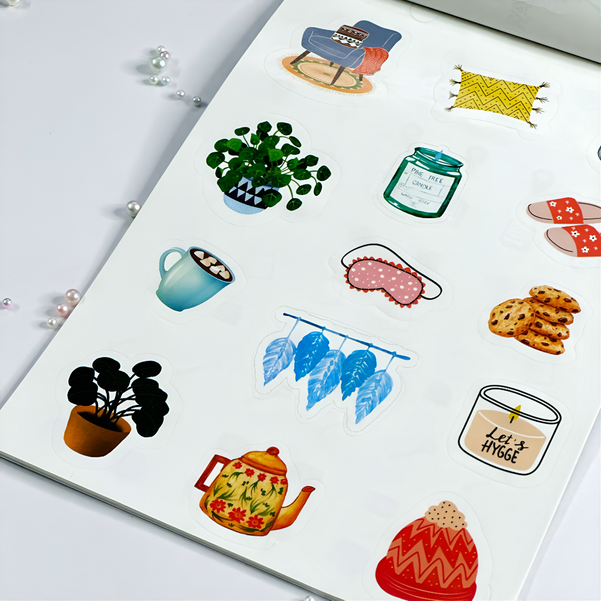 Aesthetic journal sticker books